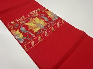 花唐草模様織出し名古屋帯